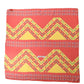 Multicolor Silk Geometric Square Foulard Scarf