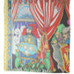 Multicolor Silk Printed Square Foulard Scarf