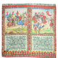 Multicolor Silk Printed Foulard Scarf