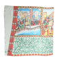 Multicolor Silk Printed Square Foulard Scarf