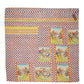 Multicolor Silk Carretto Foulard Scarf