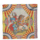 Multicolor Silk Carretto Foulard Scarf
