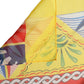 Multicolor Silk Printed Square Foulard Scarf