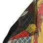 Multicolor Silk Printed Square Foulard Scarf