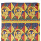 Multicolor Silk Printed Square Foulard Scarf