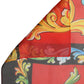 Multicolor Silk Printed Square Foulard Scarf