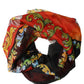 Multicolor Silk Printed Square Foulard Scarf