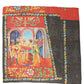Multicolor Silk Printed Square Foulard Scarf