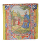 Multicolor Silk Carretto Foulard Scarf