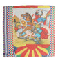 Multicolor Silk Printed Square Foulard Scarf