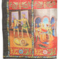 Multicolor Silk Printed Square Foulard Scarf