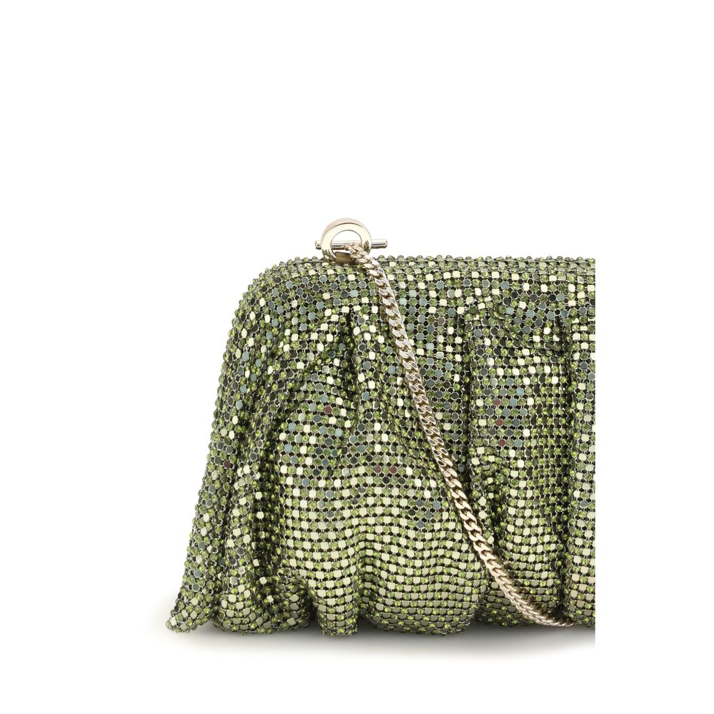 Bicolor Aluminum Clutch Bag