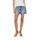 Light Blue Cotton Shorts