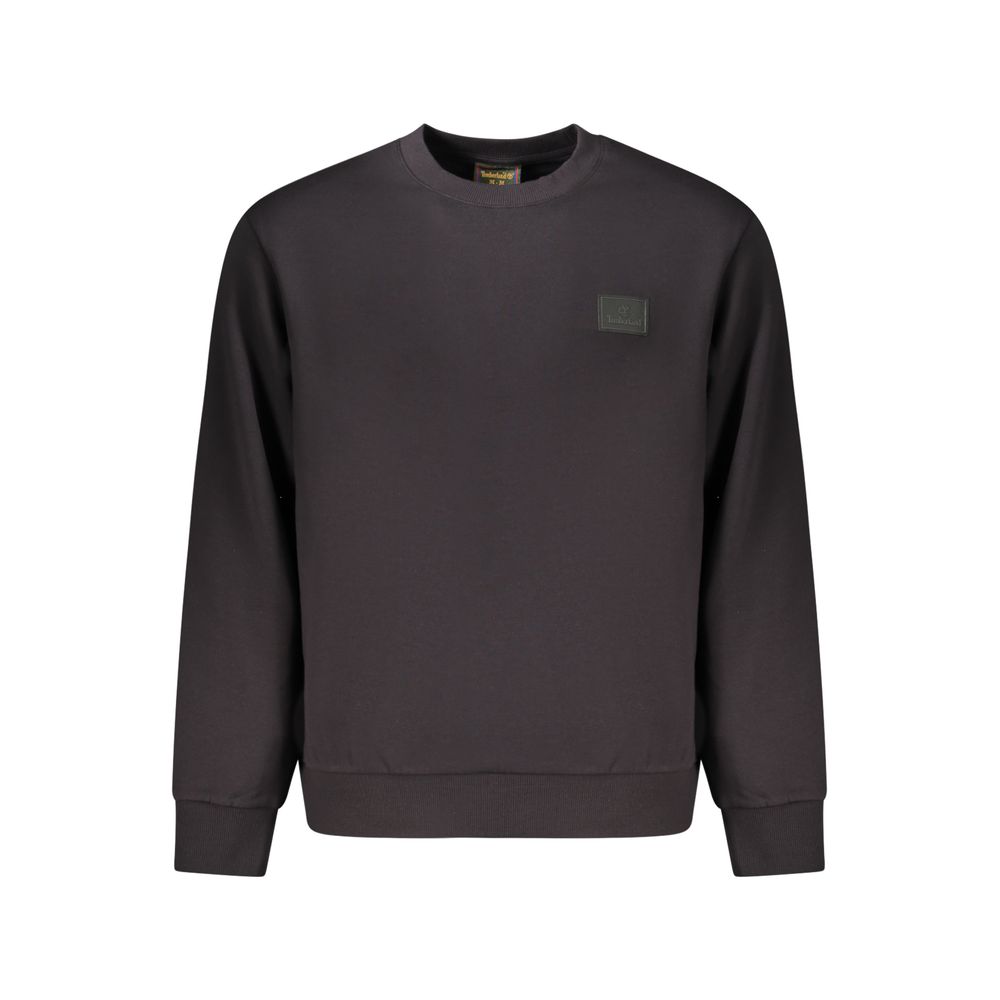 Black Cotton Men's Sweatshirt