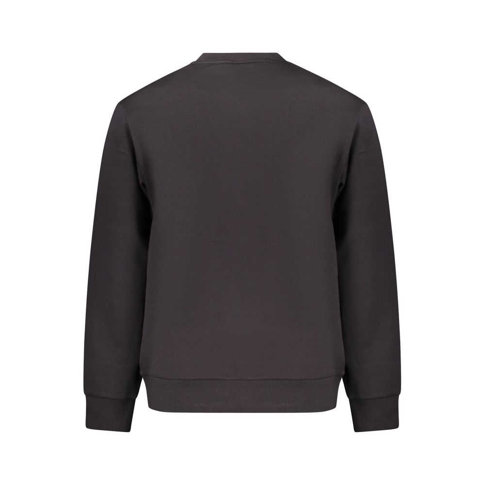 Black Cotton Men's Sweatshirt