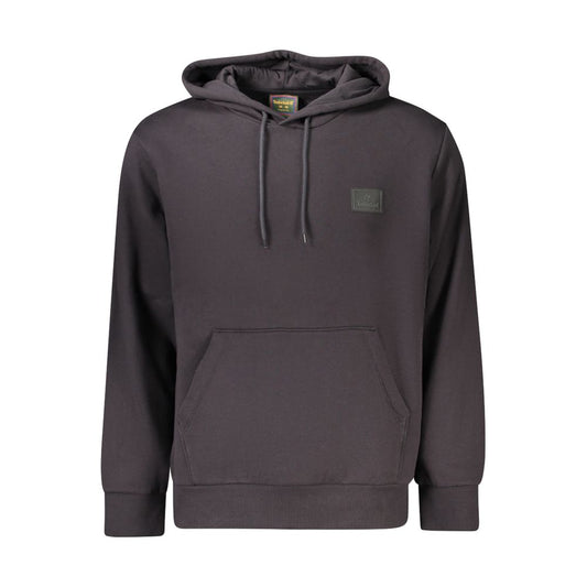 Black Cotton Men's Sweatshirt