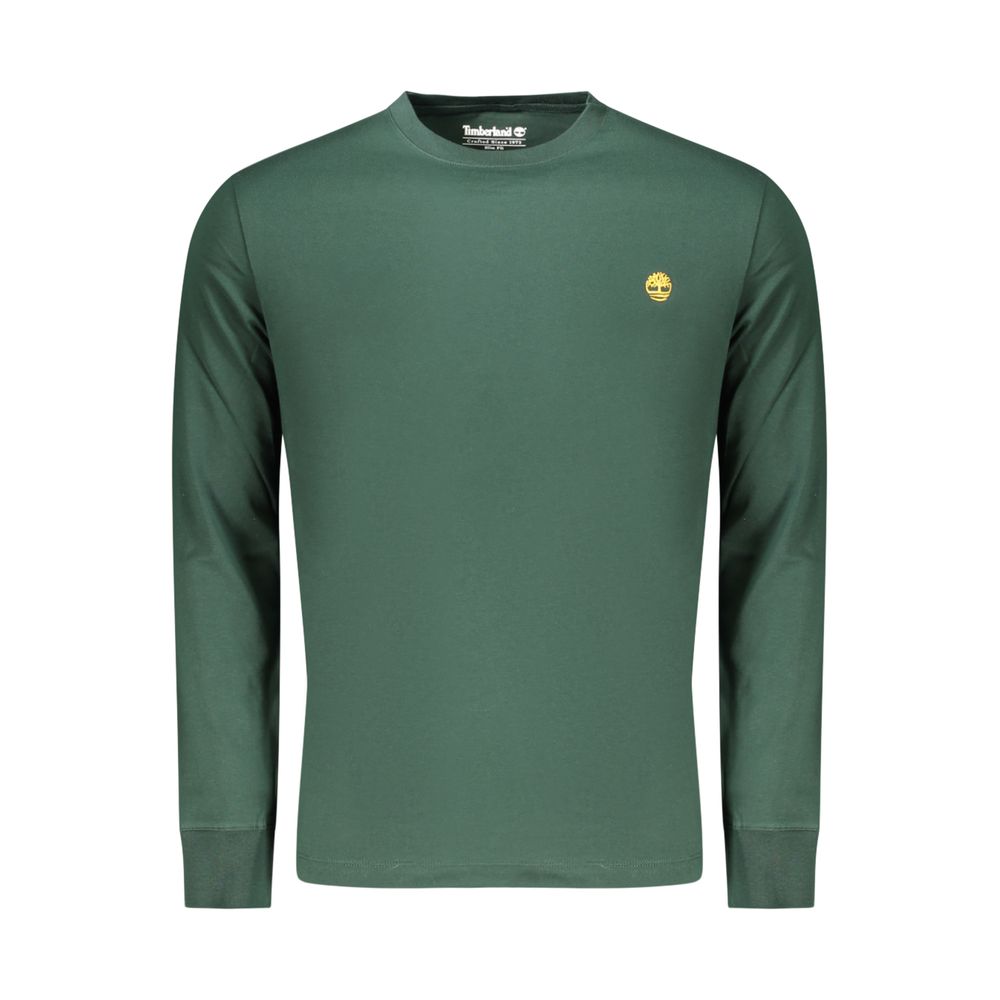 Green Cotton Men's T-Shirt