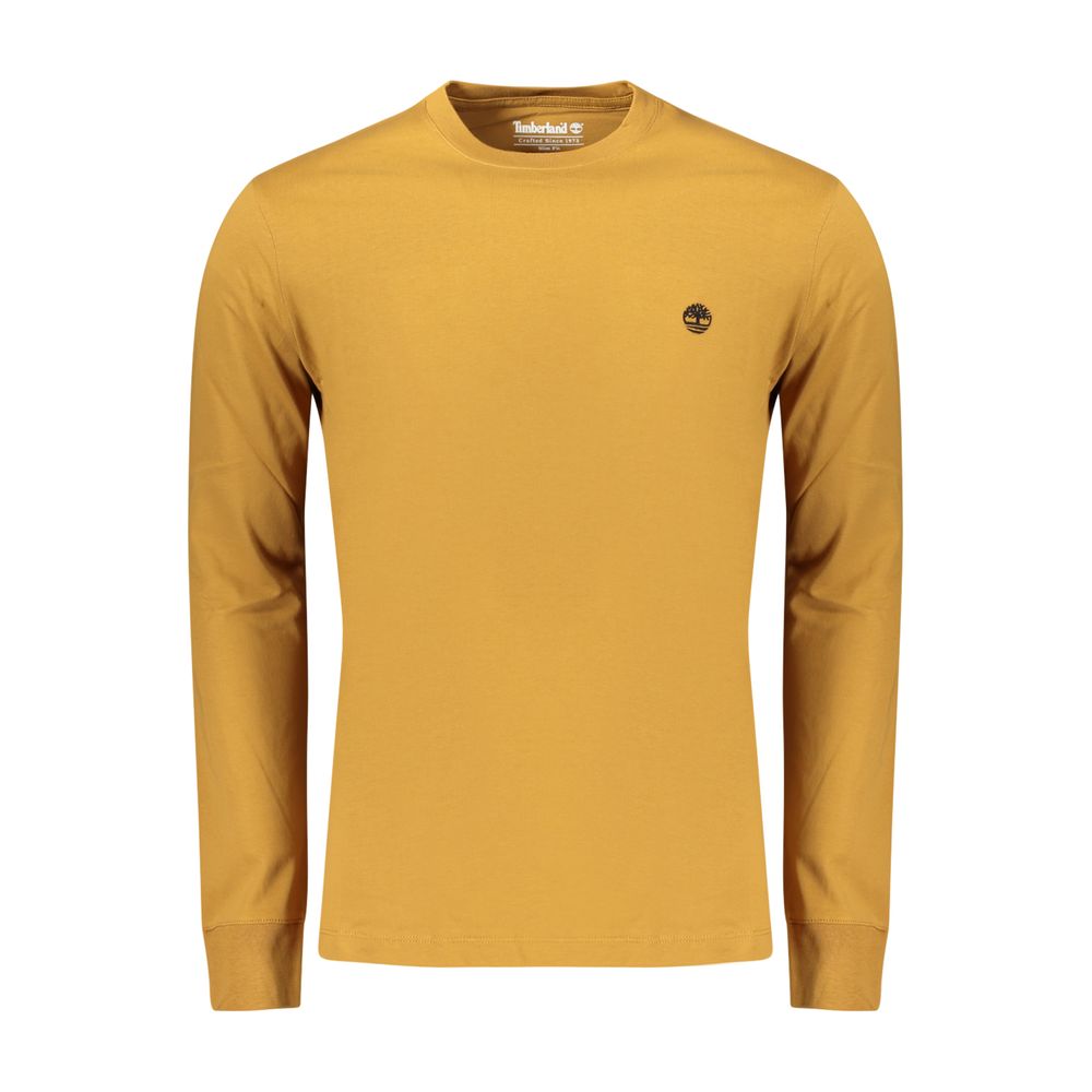 Brown Cotton Mens T-Shirt