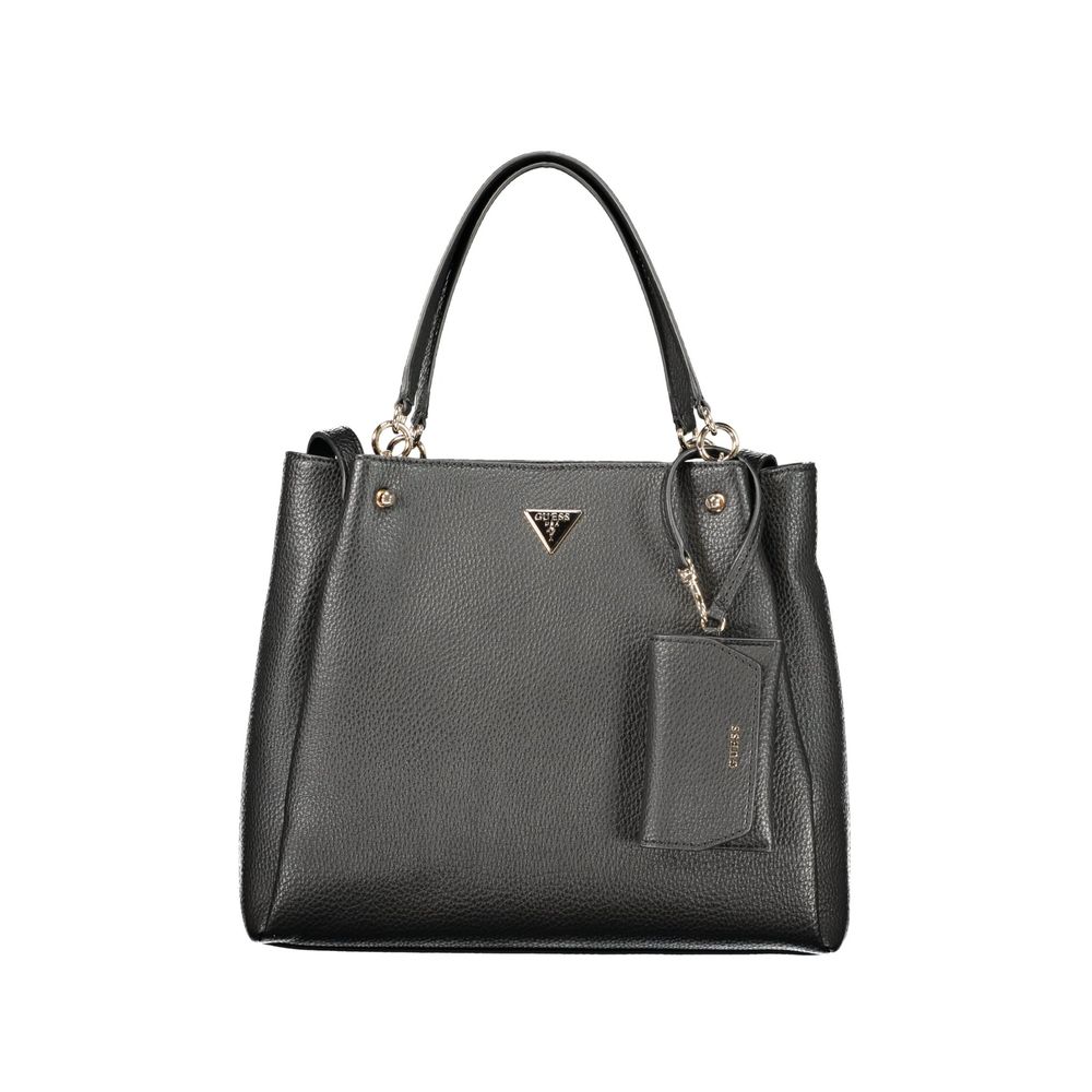 Black Polyurethane Women's Bag