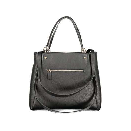 Black Polyurethane Women's Bag