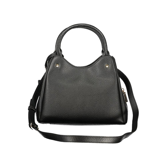 Black Polyurethane Women's Bag