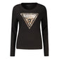 Black Cotton Women's T-Shirt