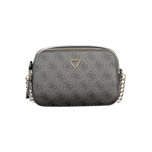 Black Polyurethane Women's Bag