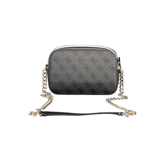Black Polyurethane Women's Bag