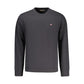 Black Cotton Men's Sweatshirt
