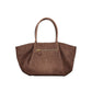 Brown Polyester Handbag