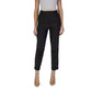 Black Recycled Polyester Casual Pants