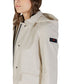 Cream Polyamide Parka