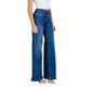 Blue Cotton Bootcut Jeans