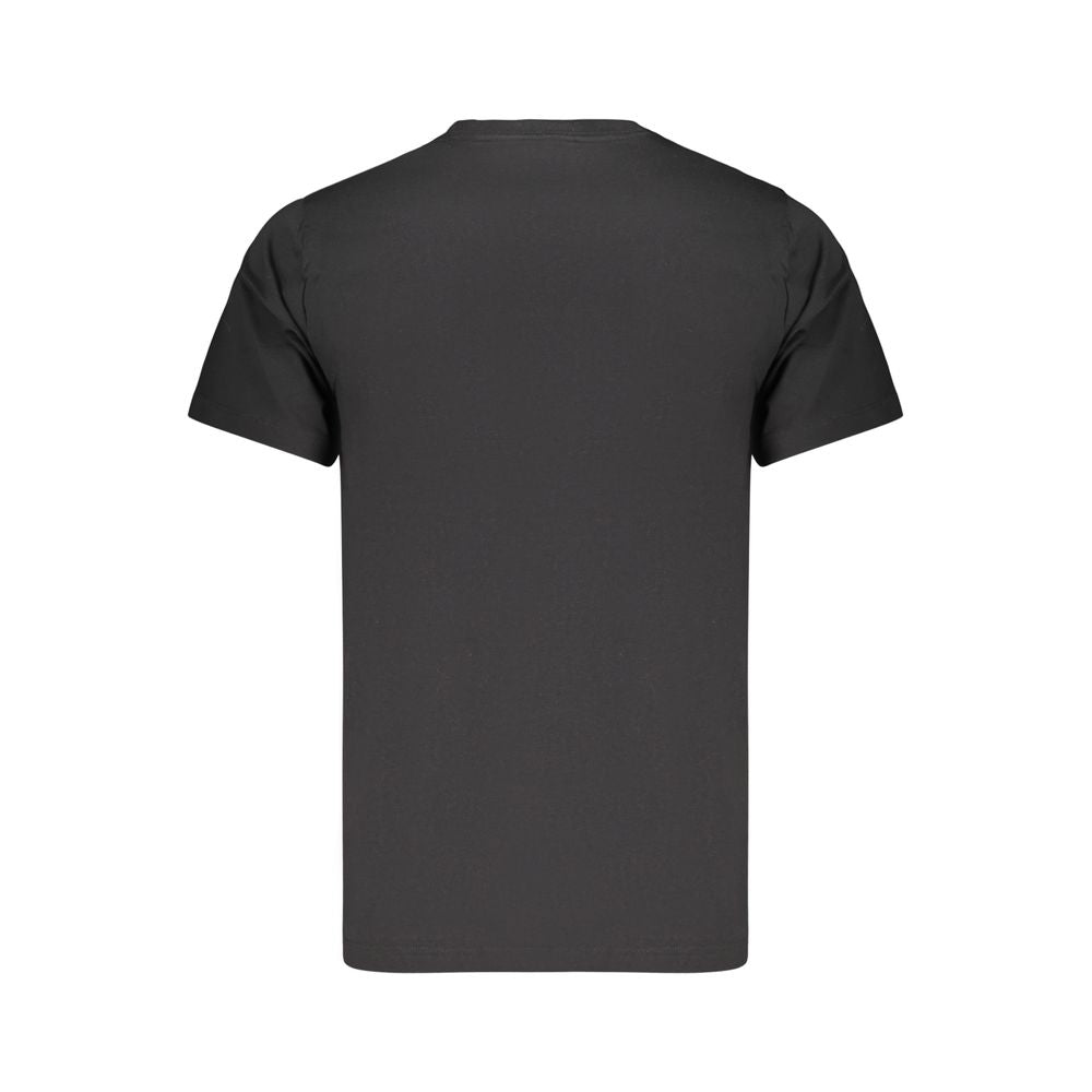 Black Cotton Men's T-Shirt