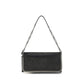 Black Polyester Shoulder Bag
