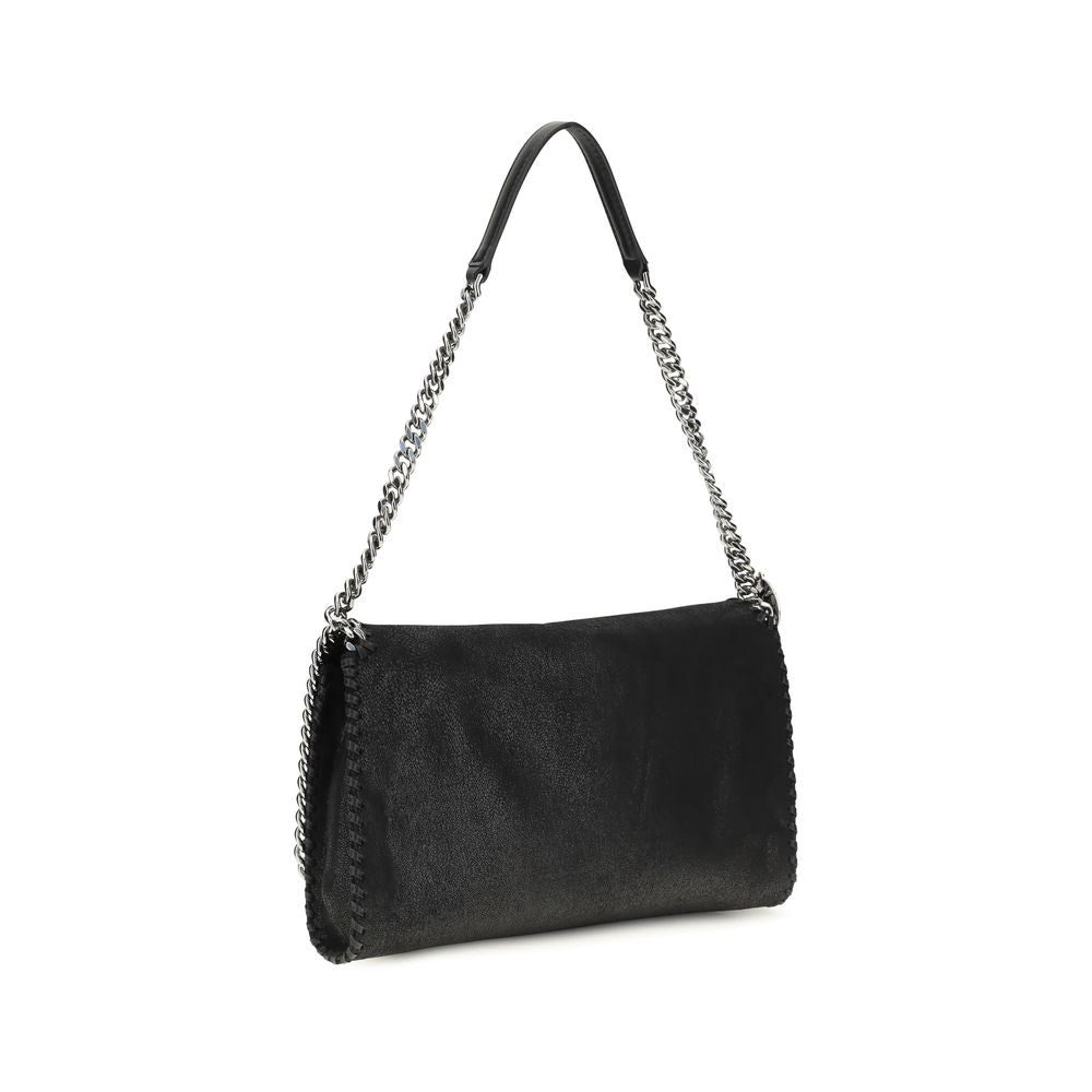 Black Polyester Shoulder Bag