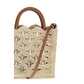 Beige Raffia Shoulder Bag