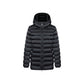 Black Polyamide Full-Length Jacket
