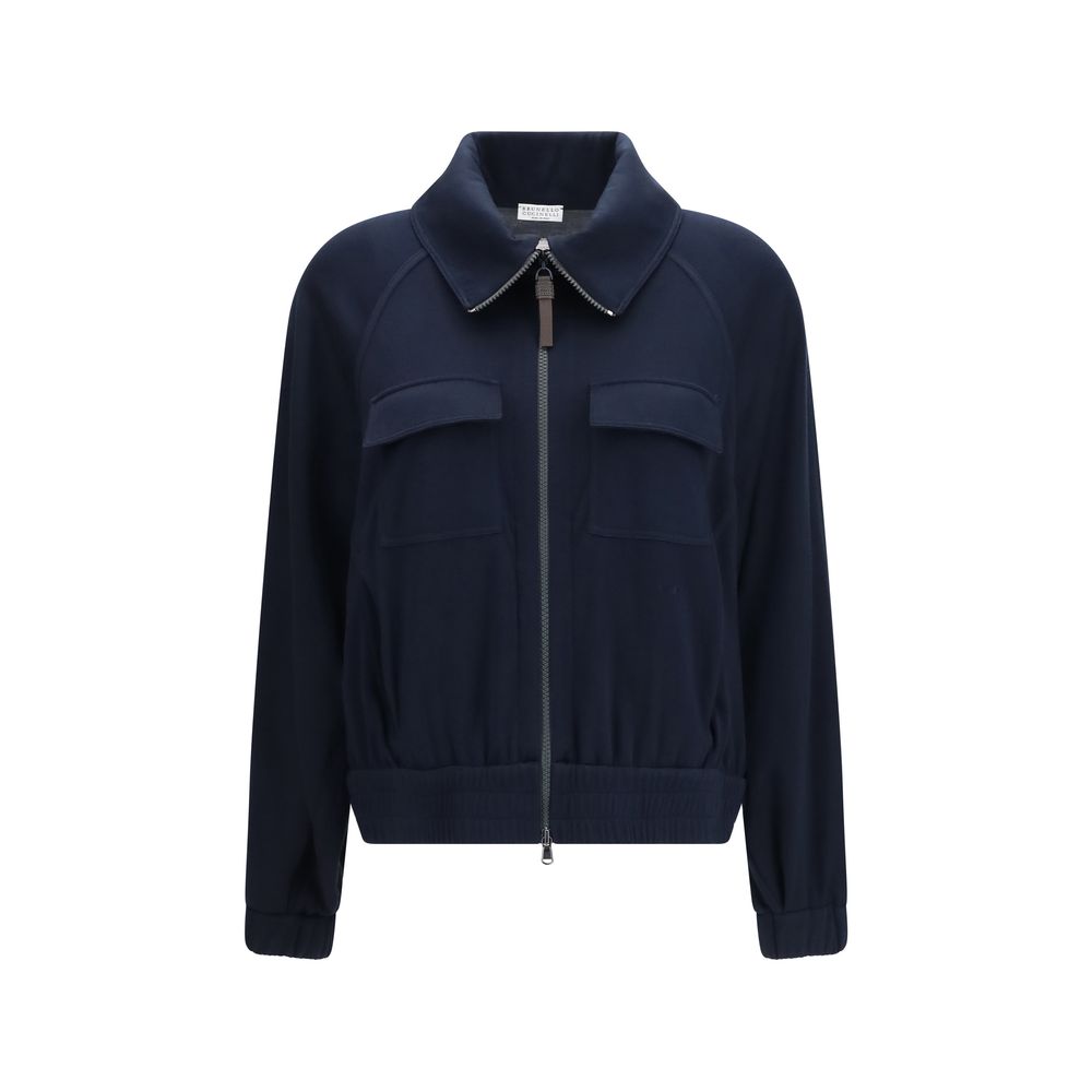 Blue Cotton Sweatshirt