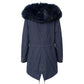 Blue Cotton Women's Jacket
