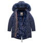 Blue Cotton Women's Jacket