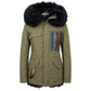 Green Cotton Women's Jacket