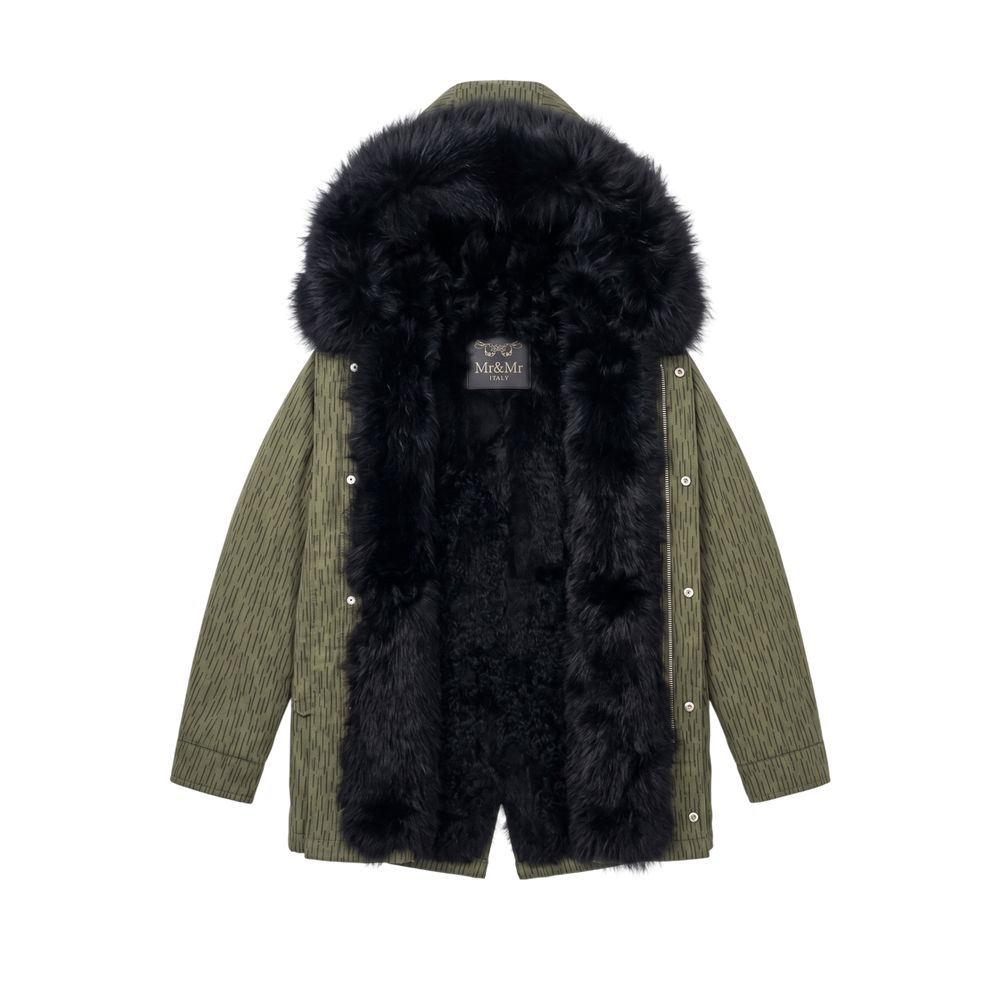 Green Cotton Women's Jacket