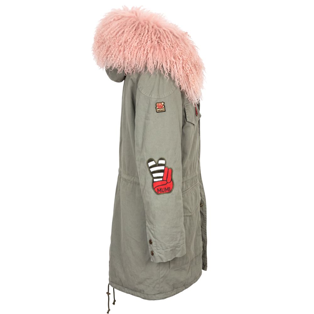Pink Cotton Women's Jacket