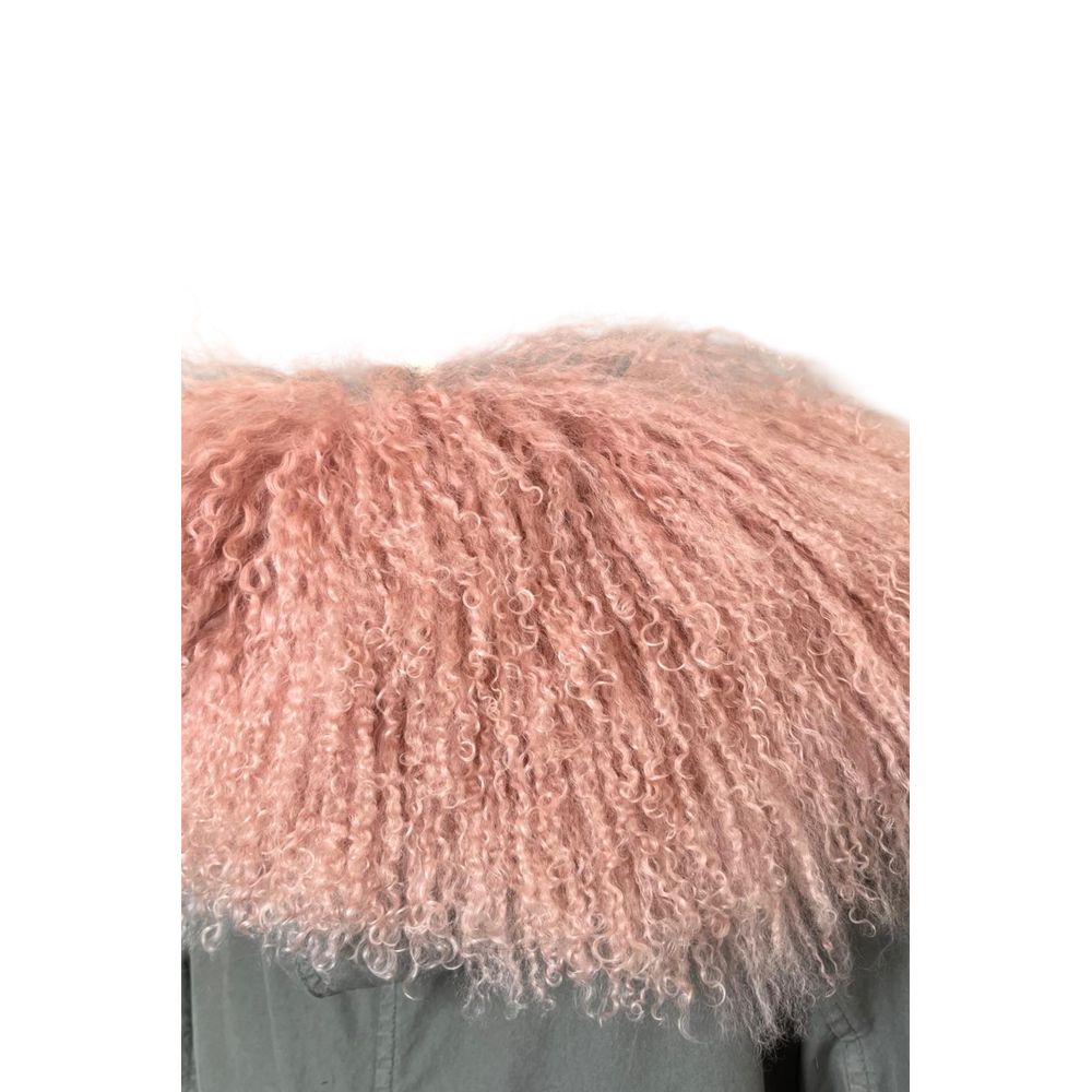 Pink Cotton Women's Jacket