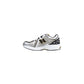 Silver Synthetic Athletic Sneakers