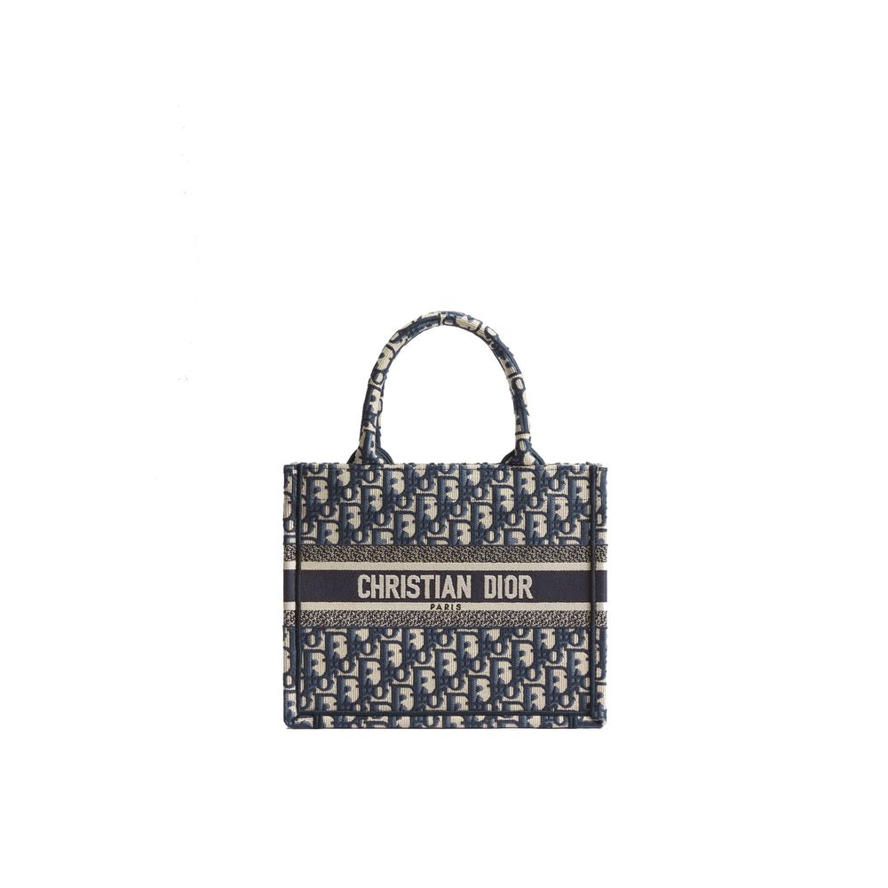 Blue Cotton Tote Bag