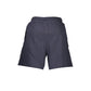 Blue Cotton Men's Jogger Pants