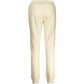 Beige Cotton Women Sweatpant