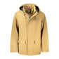 Brown Wool Men's Trench Coat